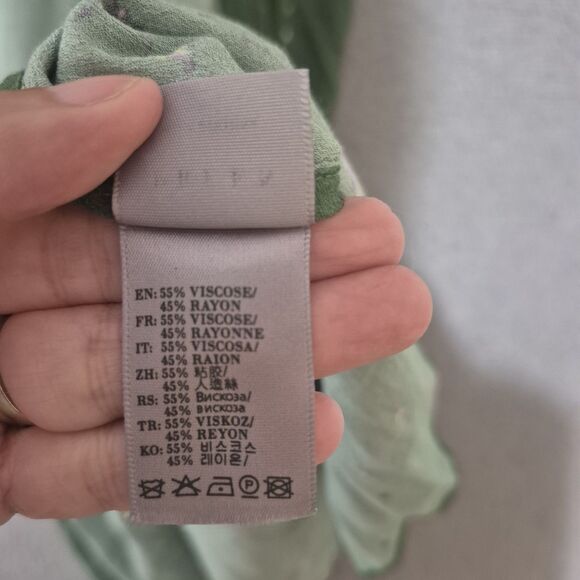 Preen Line By Thornton Bregazzi Women's Green Waterfall Wrap Skirt XS - Picture 6 of 9